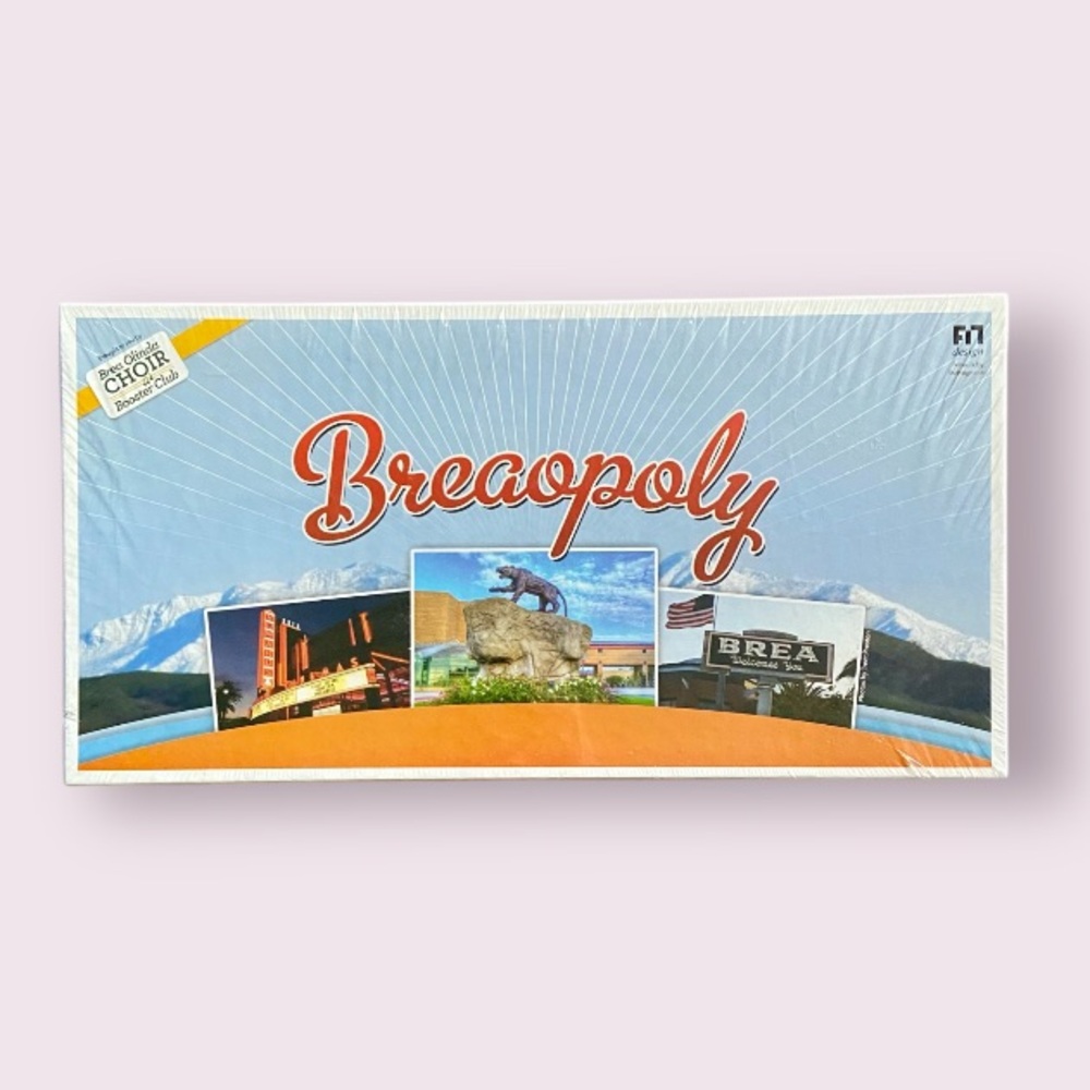 Breaopoly Board Game Brea Olinda California Monopoly
